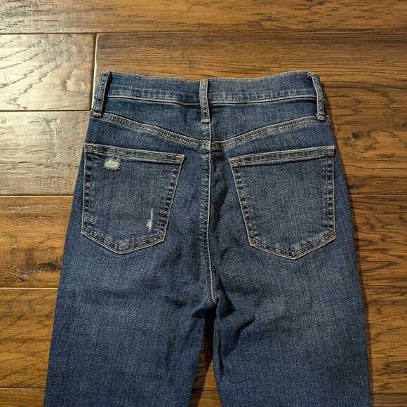 Gap True Skinny Sky High rise jeans indigo size 24 petite - Picture 12 of 16